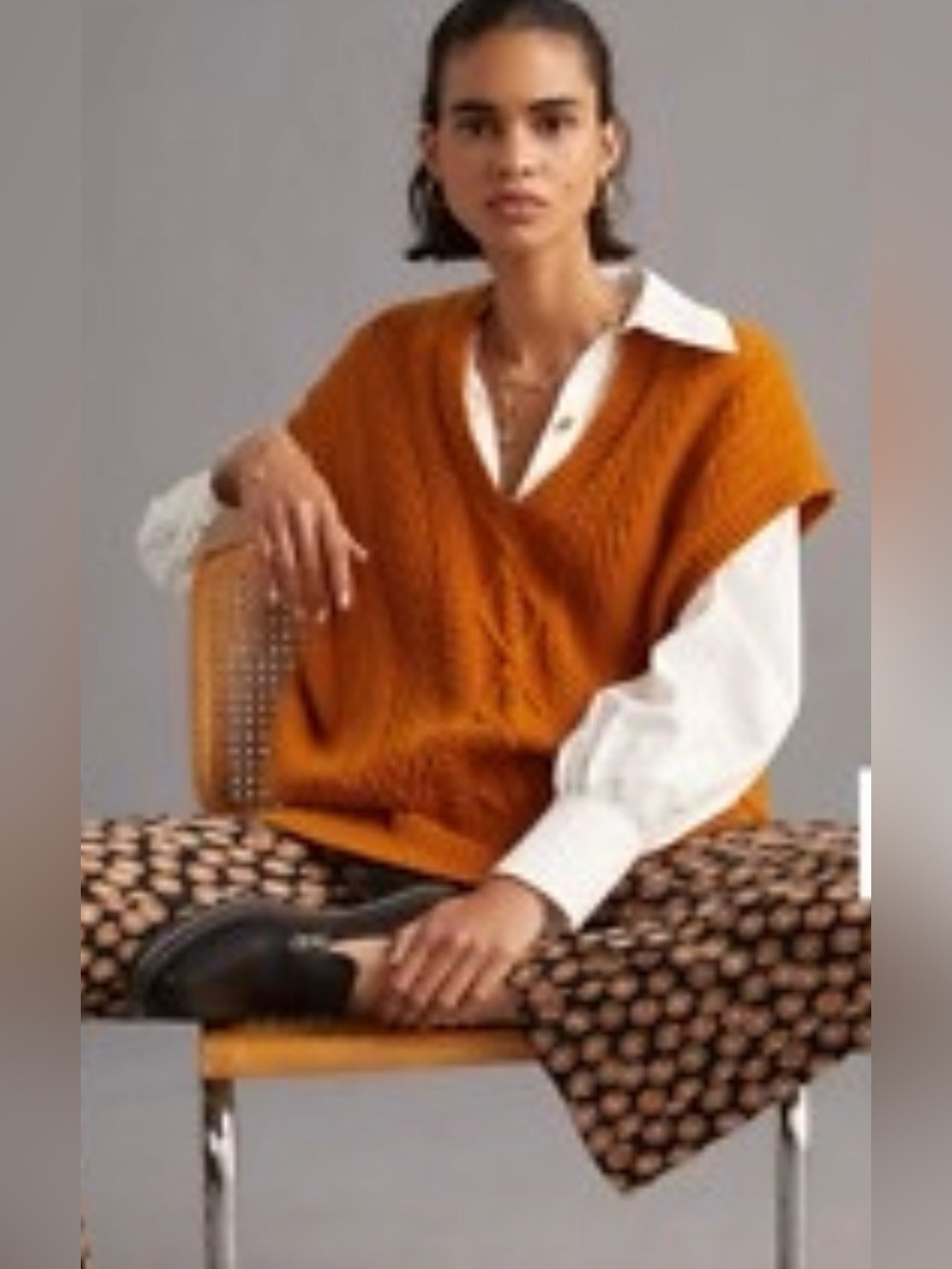 ANTHROPOLOGIE Over-Sized Sweater Vest